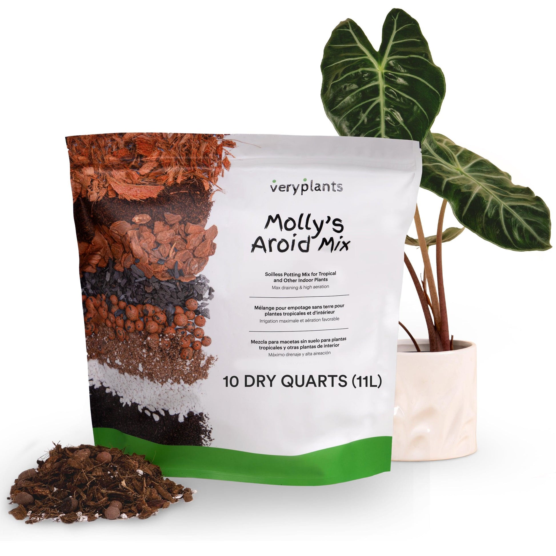 Molly's Aroid Mix - Premium Tropical Plant Soilless Potting Mix - VERYPLANTS